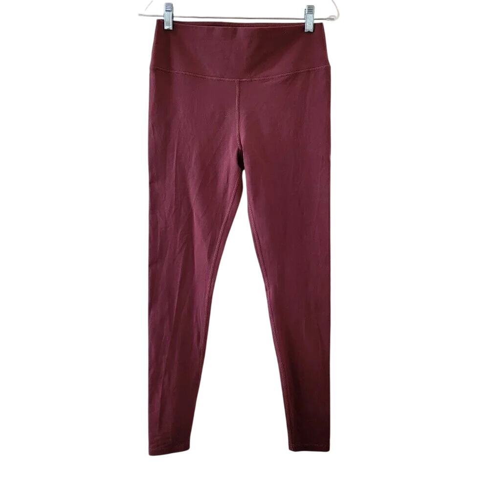 Glyder Tone Up Legging Pants Brown Women Size L Stretch Activewear Athleisure